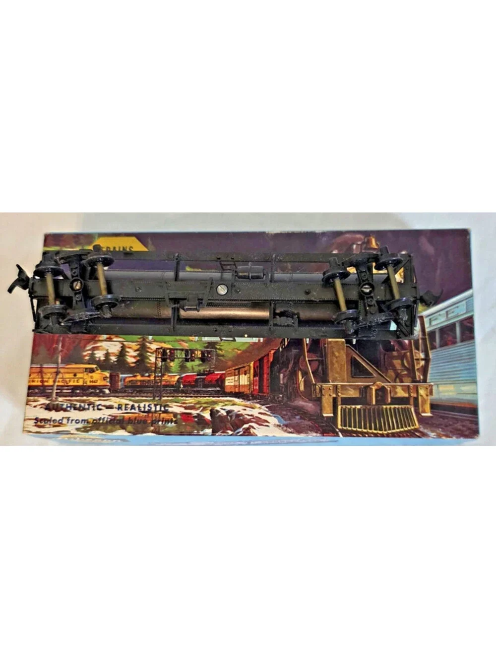 HO Scale Athearn 1579 Firestone Single dome Tank 40 FT Center Car 30902 KD Latex